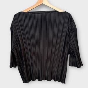 Reformation Spencer Knit Top In Black Size XL